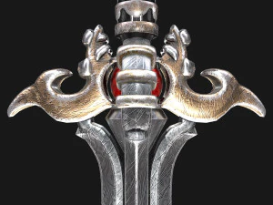 fantasy sword 16 3D Model