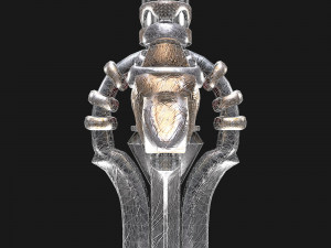 fantasy sword 16 3D 모델