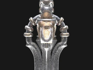 fantasy sword 16 3D Model