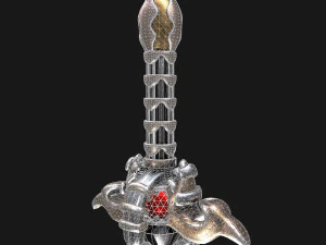 fantasy sword 16 3D Model