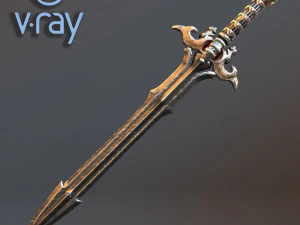 fantasy sword 16 3D Model