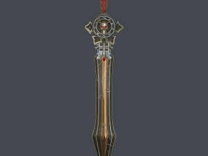 fantasy sword 17 3D Model
