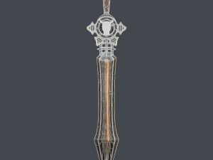 fantasy sword 17 3D Model