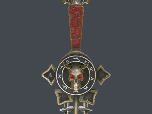 fantasy sword 17 3D Model