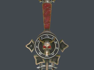 fantasy sword 17 3D Model
