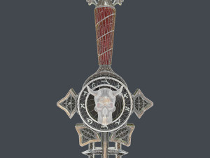 fantasy sword 17 3D Model