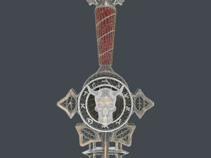 fantasy sword 17 3D Model