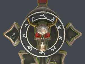 fantasy sword 17 3D Model