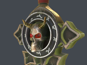 fantasy sword 17 3D Model