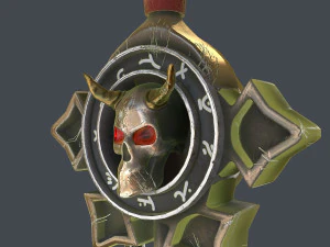 fantasy sword 17 3D Model