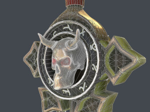 fantasy sword 17 3D Model