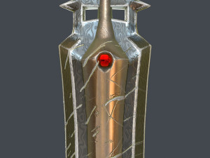 fantasy sword 17 3D Model