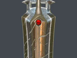 fantasy sword 17 3D Model