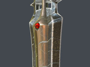 fantasy sword 17 3D Model