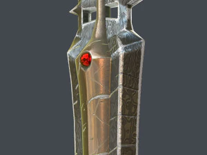 fantasy sword 17 3D Model