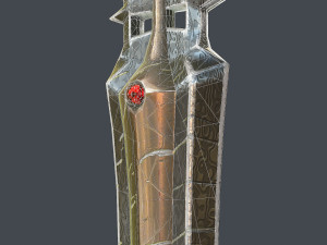 fantasy sword 17 3D Model