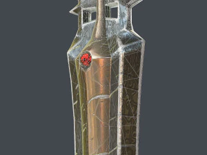 fantasy sword 17 3D Model