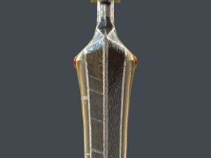 fantasy sword 17 3D Model