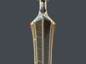 fantasy sword 17 3D Model