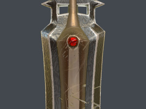 fantasy sword 17 3D Model