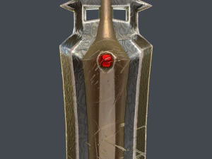 fantasy sword 17 3D Model