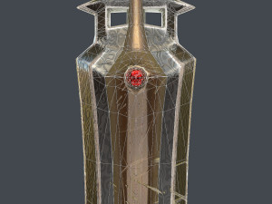 fantasy sword 17 3D Model
