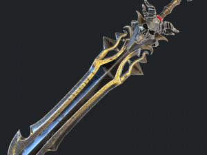 fantasy sword 18  3D Model
