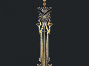 fantasy sword 18 3D 模型