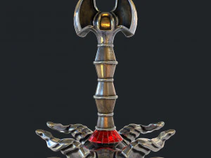 fantasy sword 18 3D Model