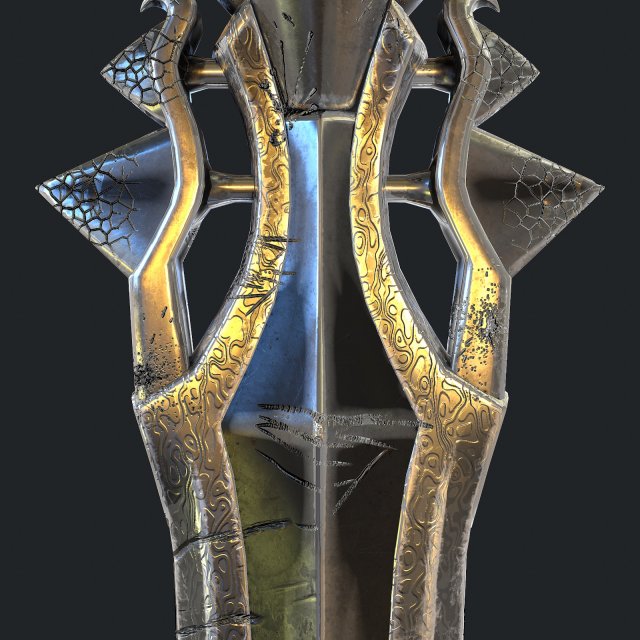 Download fantasy sword 18  3D Model
