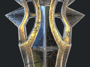 fantasy sword 18 3D Model