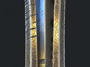 fantasy sword 18 3D Model