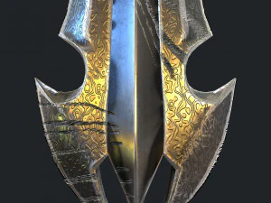 fantasy sword 18 3D Model