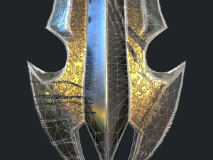 fantasy sword 18 3D Model