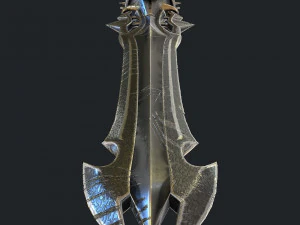 fantasy sword 18 3D Model