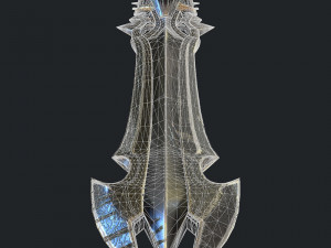 fantasy sword 18 3D 模型