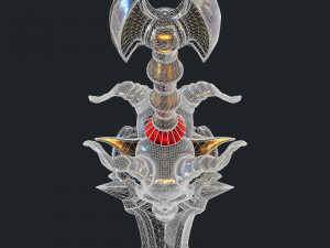 fantasy sword 18 3D 模型