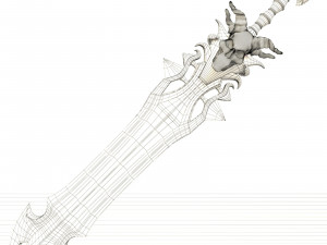 fantasy sword 18 3D 模型