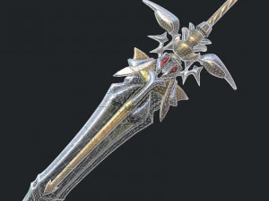 fantasy sword 19 3D Model