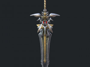 fantasy sword 19 3D 模型