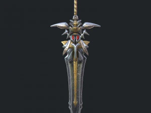 fantasy sword 19 3D Model