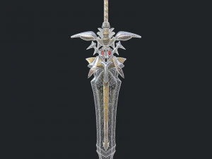 fantasy sword 19 3D Model