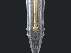 fantasy sword 19 3D Model