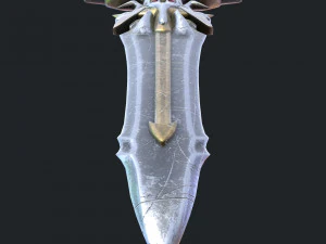 fantasy sword 19 3D Model