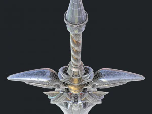 fantasy sword 19 3D Model