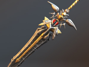 fantasy sword 19 3D 模型