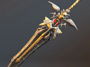 fantasy sword 19 3D Model