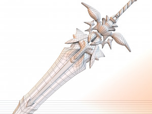 fantasy sword 19 3D 模型