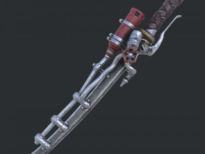 fantasy sword 20 3D Model