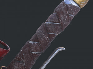 fantasy sword 20 3D Model